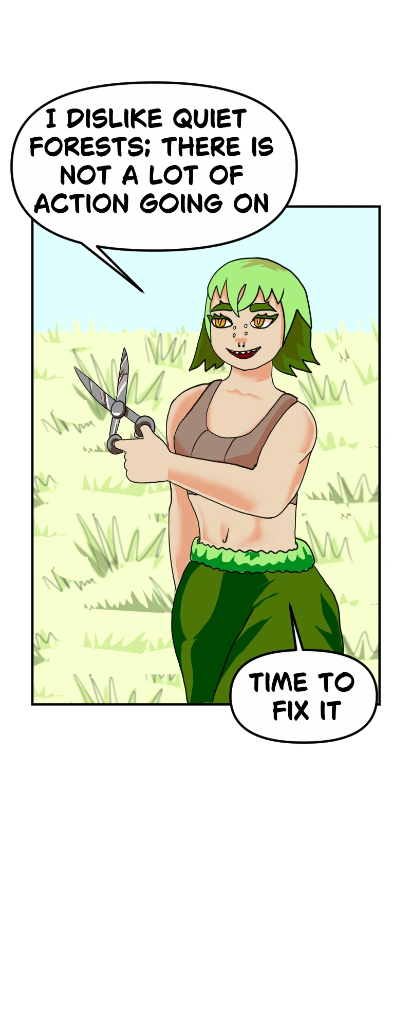 A little trim, page 1