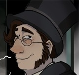 Downstairs... at night.