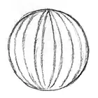 96. ◆How to Draw the Face of a Sphere(1/2)