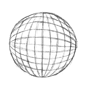 96. ◆How to Draw the Face of a Sphere(2/2)