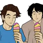 Ice cream with the boys